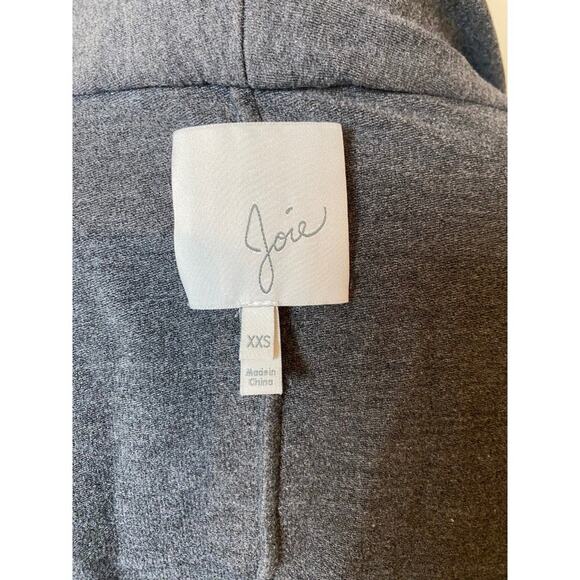 Joie Neville Knit Blazer XXS Gray Jacket Classy - Picture 6 of 7